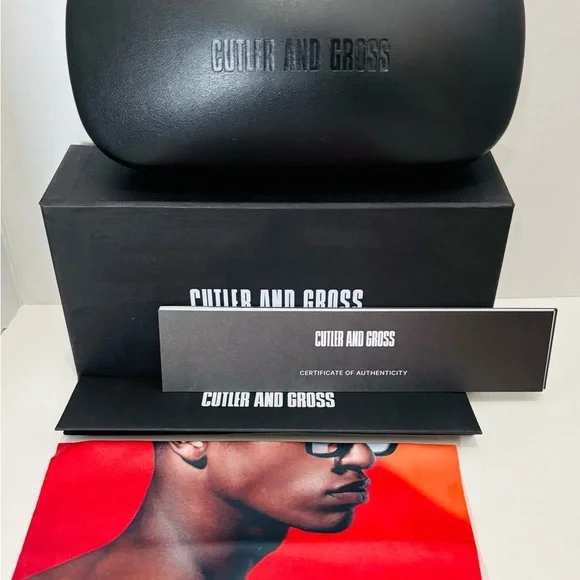 Authentic CUTLER AND GROSS Brown Tortoise Sunglasses - New with Packaging - Picture 3 of 7